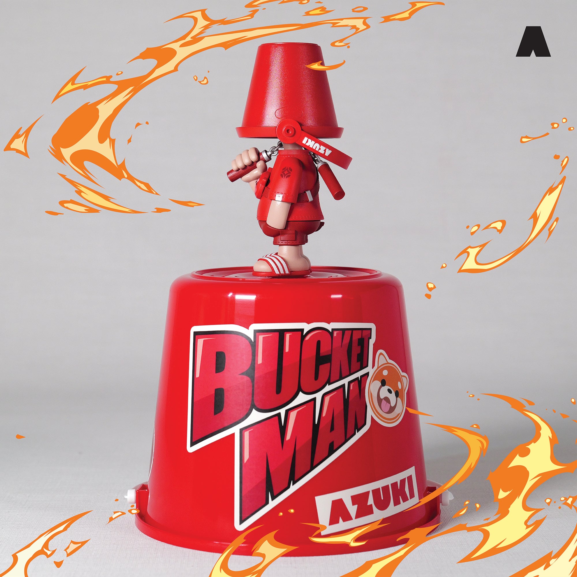 BUCKET MAN x MICHAEL LAU POWERED BY AZUKI (Red) – crazysmiles
